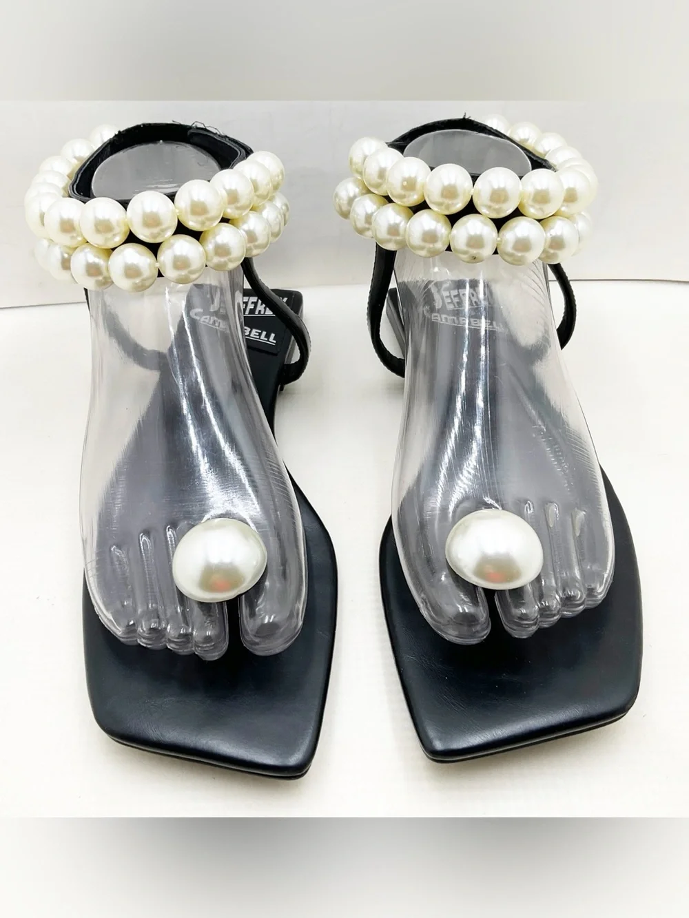 {Jeffrey Campbell} Chateau Pearl Embellished Sandals
